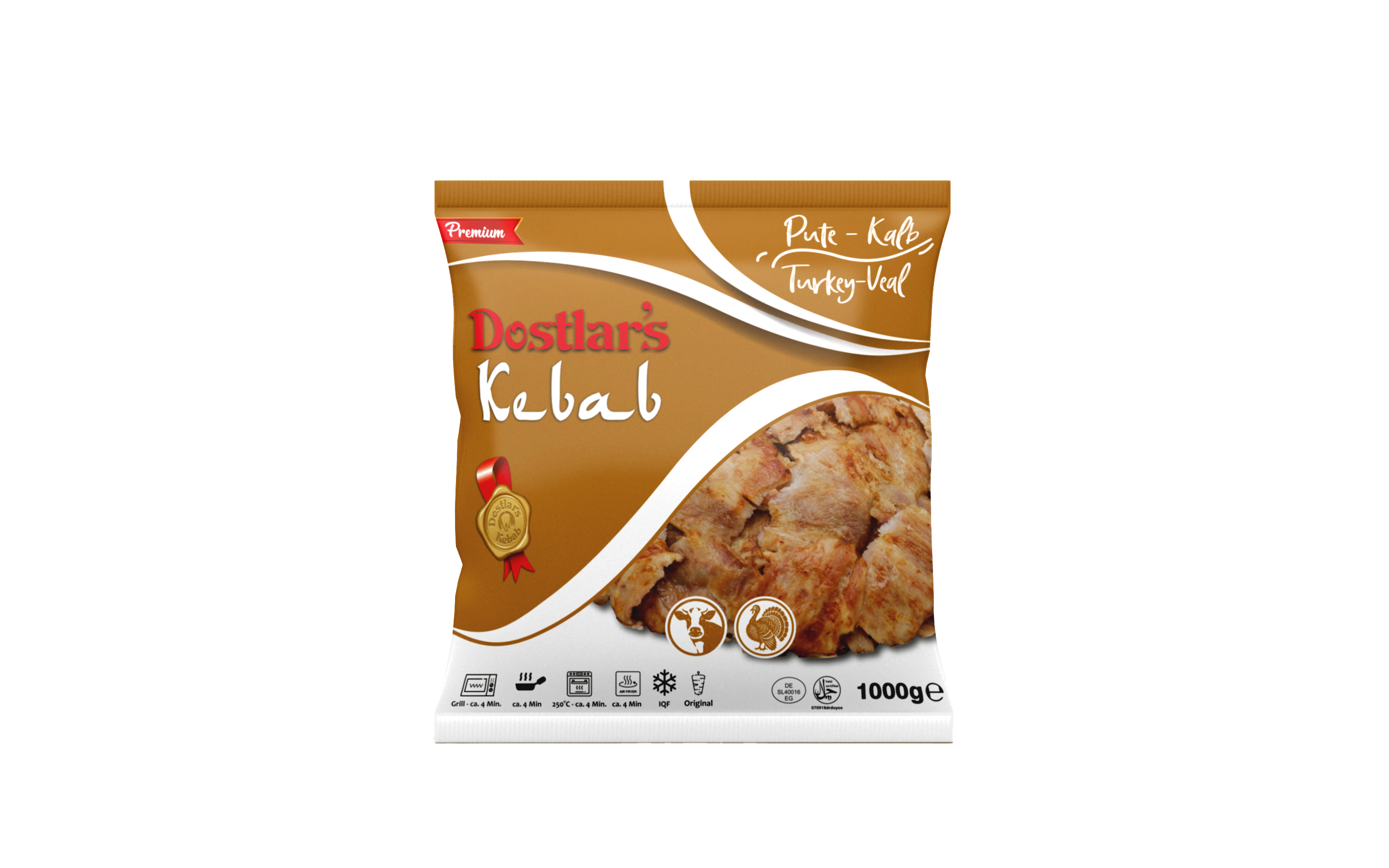 Pute Kalp 1000 g